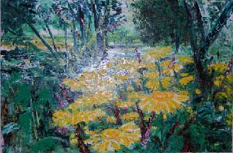 Blumen am Waldrand